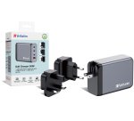 Verbatim GNC-240 GaN Charger 240W with 1 x USB-C 140W /1 x USB-C 100W / 1 x USB-C 65W / 1 x USB-A QC 3.0 (EU/UK/US)