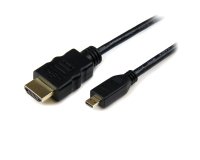 StarTech.com 3m Micro HDMI naar HDMI Kabel met Ethernet, 4K 30Hz Video, Duurzame High Speed Micro HDMI Type-D naar HDMI 1.4 Adapter/Converter Kabel, UHD HDMI Monitors/TVS/Displays, M/M