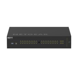 NETGEAR GSM4248UX Géré L2/L3 Gigabit Ethernet (10/100/1000) Connexion Ethernet, supportant l'alimentation via ce port (PoE) 2U Noir