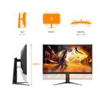 AOC G4 C27G4Z2 écran plat de PC 68,6 cm (27") 1920 x 1080 pixels Full HD LCD Noir, Rouge