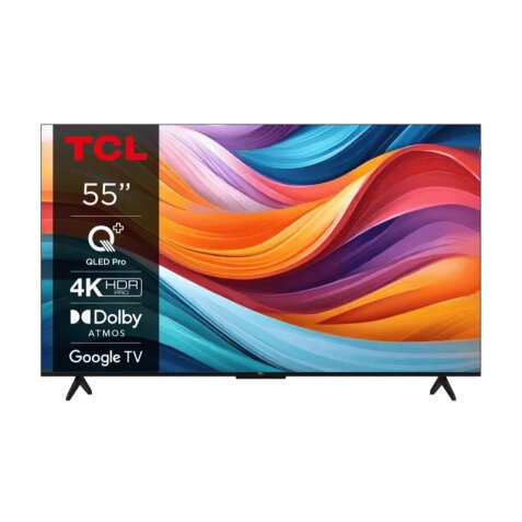 TCL TV LED 4K 139 cm 55T7B - QLED Pro - Google TV