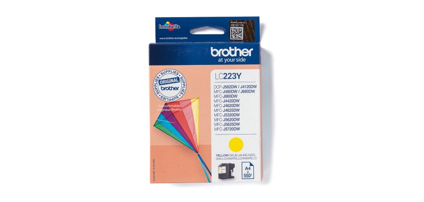 Brother LC223Y - yellow - original - ink cartridge
