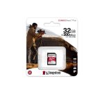 Kingston Technology 32GB Canvas React Plus SDHC UHS-II 300R/260W U3 V90 for Full HD/4K/8K