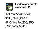 HP Cartuccia originale inchiostro tricromia ad alta capacità 62XL