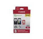 Canon PG-560 XL + CL-561 XL Pack 2 cartouches noire et couleurs haute capacité + 1 paquet de papier photo 10 x 15 cm