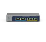 NETGEAR MS108EUP Géré L2/L3 2.5G Ethernet (100/1000/2500) Connexion Ethernet, supportant l'alimentation via ce port (PoE) Gris