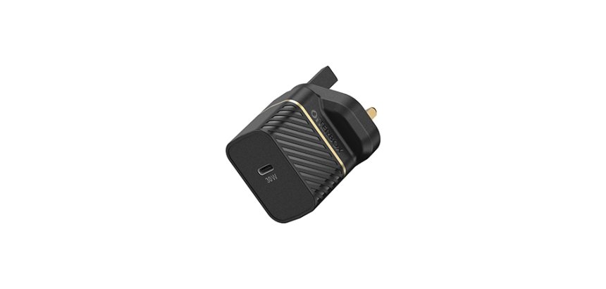 OtterBox UK Wall Charger 30W GaN - 1X USB-C 30W USB-PD, noir