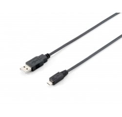 Equip 128594 Cavo USB 2.0 da maschio tipo A a maschio micro-B, 1,0 m