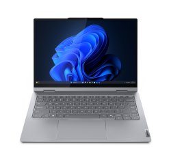 Lenovo ThinkBook 14 2-in-1 G5 IAU Intel Core Ultra 5 225U Hybride (2-en-1) 35,6 cm (14") Écran tactile WUXGA 16 Go DDR5-SDRAM 512 Go SSD Wi-Fi 6E (802.11ax) Windows 11 Pro US International Gris