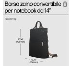 HP Borsa-zaino 14'' Convertible Laptop Backpack Tote