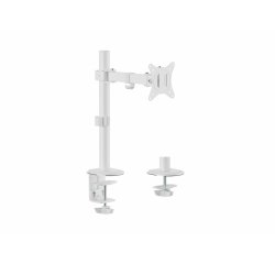 Equip Soporte de escritorio articulado para monitor de 17«-32», blanco