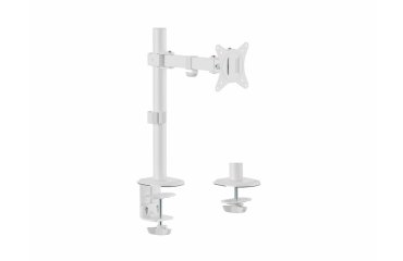 Equip Soporte de escritorio articulado para monitor de 17«-32», blanco