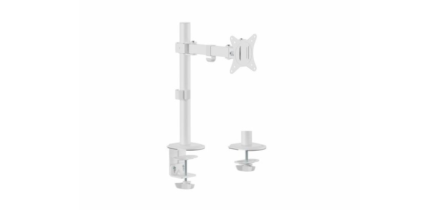 Equip Soporte de escritorio articulado para monitor de 17«-32», blanco