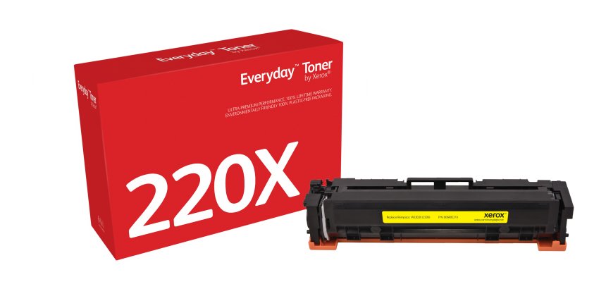 Toner Everyday™ Jaune de Xerox compatible avec HP 220X (W2202X), Grande capacité