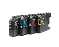 Brother LC121 Pack 4 cartouches 1 noire + 3 couleurs pour imprimante jet d'encre