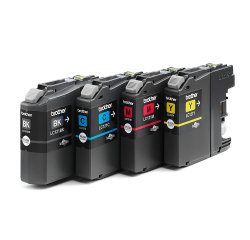 Brother LC121 Pack 4 cartouches 1 noire + 3 couleurs pour imprimante jet d'encre