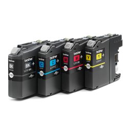 Brother LC121 Pack 4 cartouches 1 noire + 3 couleurs pour imprimante jet d'encre