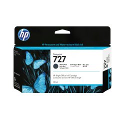 HP Cartuccia inchiostro nero opaco DesignJet 727, 130 ml