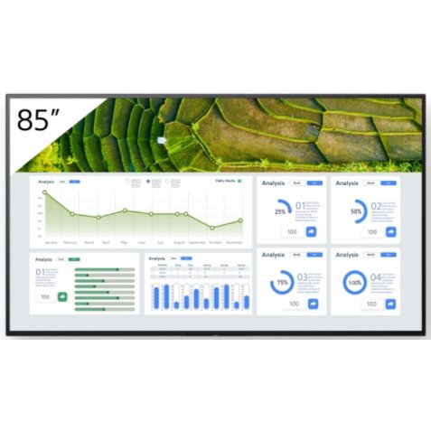 Sony FW-85BZ30L Écran d'affichage dynamique Écran plat de signalisation numérique 2,16 m (85") LCD Wifi 440 cd/m² 4K Ultra HD Noir Android 24/7