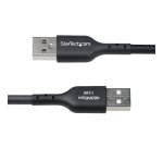StarTech.com Câble de Charge USB-A vers USB-C de 4m, Charge et Synchronisation, 3A, USB 2.0, Gaine TPE - Cordon de Charge USB Noir