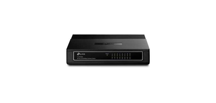 TP-Link TL-SF1016D switch Fast Ethernet (10/100) Negro