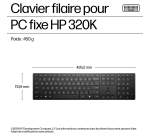 HP Clavier Wired Desktop 320K