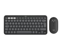 Logitech 920-012214 clavier Souris incluse Universel RF sans fil + Bluetooth AZERTY Français Graphite