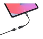 Conceptronic ABBY18B adattatore per inversione del genere dei cavi USB-C USB-A Nero