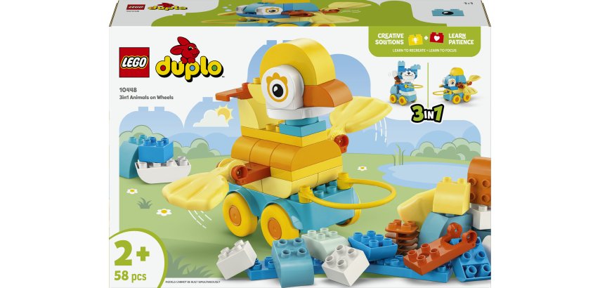 LEGO DUPLO 3 in 1 Animals on Wheels