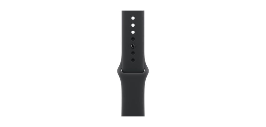 Apple MAX94ZM/A smart wearable accessory Band Black Fluoroelastomer