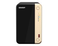 QNAP TS-264 NAS Tower Intel® Celeron® N5095 8 Go 0 To QNAP QTS Noir, Or