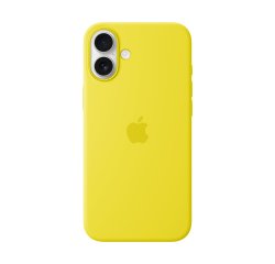 Apple Funda de silicona con MagSafe para el iPhone 16 Plus - Amarillo carambola