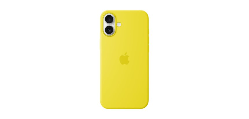 Apple Funda de silicona con MagSafe para el iPhone 16 Plus - Amarillo carambola