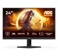 AOC G4 24G4HRE pantalla para PC 60,5 cm (23.8") 1920 x 1080 Pixeles Full HD LED Negro, Rojo