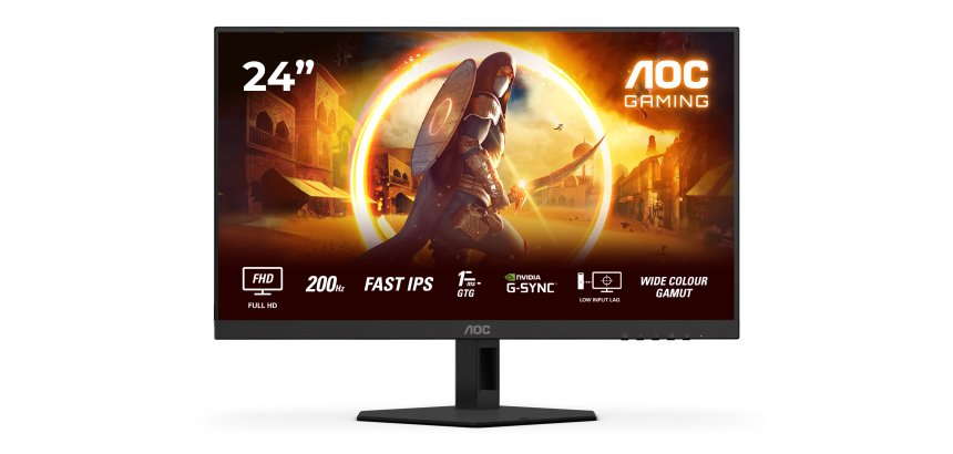 AOC G4 24G4HRE computer monitor 60.5 cm (23.8") 1920 x 1080 pixels Full HD LED Black, Red