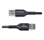 StarTech.com 3m (9.8ft) USB-A to USB-C Charging Cable, Charge & Sync, 3A, USB 2.0, TPE Jacket - Black USB Charging Cord