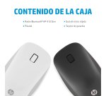 HP Ratón Bluetooth 410 de perfil bajo y plata