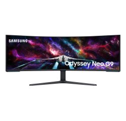Samsung G95NC computer monitor 144.8 cm (57") 7680 x 2160 pixels Dual UHD LED Black, White