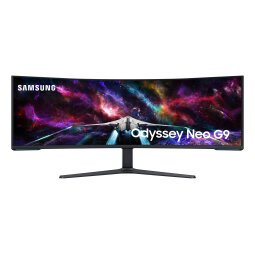 Samsung G95NC LED display 144,8 cm (57") 7680 x 2160 pixels Dual UHD Noir, Blanc