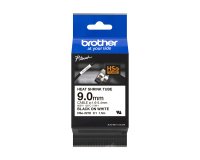 Brother HSE-221E labelprinter-tape Zwart op wit