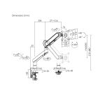 Equip Staffa di montaggio per monitor premium da 17“-35”, bianco