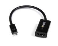 StarTech.com Adaptateur mini DisplayPort vers HDMI - Dongle Convertisseur Adaptateur d'Écran mDP 1.2 vers HDMI - pour Ultrabook/Ordinateur Portable – 4K à 30 Hz - Noir