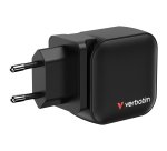 Verbatim Mini GaN Charger 70W Universel Noir Secteur Charge rapide Intérieure