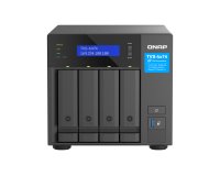 QNAP TVS-H474 NAS Tower Intel® Pentium® G7400 8 Go DDR4 0 To QuTS hero Noir