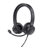 Trust HS-150 Auriculares Alámbrico Diadema Oficina/Centro de llamadas Negro