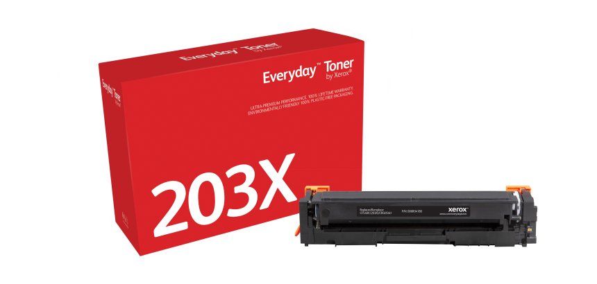 Toner Everyday™ _OEM_NAME_ Noir de Xerox compatible avec HP 203X (CF540X), Grande capacité