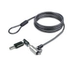 StarTech.com Câble Antivol PC de 2m - Câble de Verrouillage Compatible Nano-slot pour Ordinateur Portable, pour EliteBook/LenovoX1/2-1 - Câble de Sécurité pour Ordinateur Portable en Acier, Résistant aux Coupures