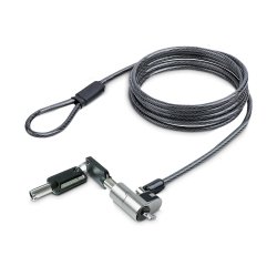 StarTech.com Câble Antivol PC de 2m - Câble de Verrouillage Compatible Nano-slot pour Ordinateur Portable, pour EliteBook/LenovoX1/2-1 - Câble de Sécurité pour Ordinateur Portable en Acier, Résistant aux Coupures