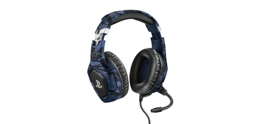 Trust GXT 488 Forze PS4 Casque Avec fil Arceau Gaming Noir, Bleu