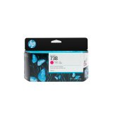 HP Cartouche d’encre DesignJet 738, magenta, 130 ml